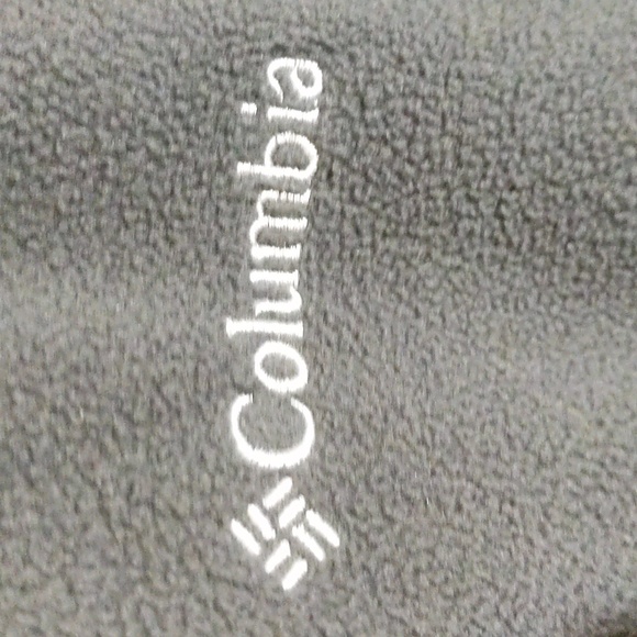 Columbia| Grey Mock Neck Sweater Zippered Neck Polyester - Picture 5 of 16